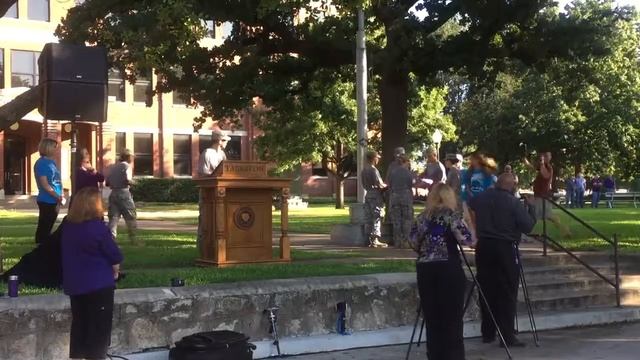 Cassie leading TSU School song as TSU Cadets raise the TSU Flag смотреть онлайн