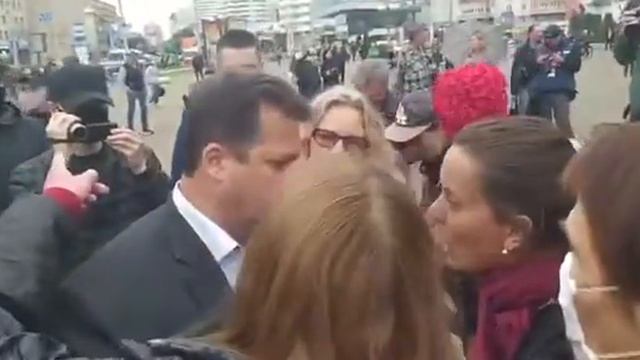 8 сентября 2020 г. Акция на Комаровке в Минске смотреть онлайн