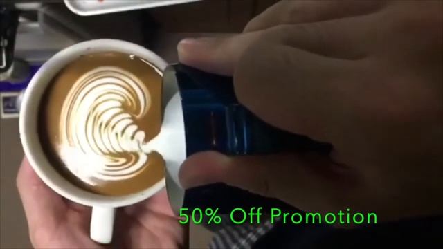 How to buy best milk pitcher for coffee latte art？ смотреть онлайн