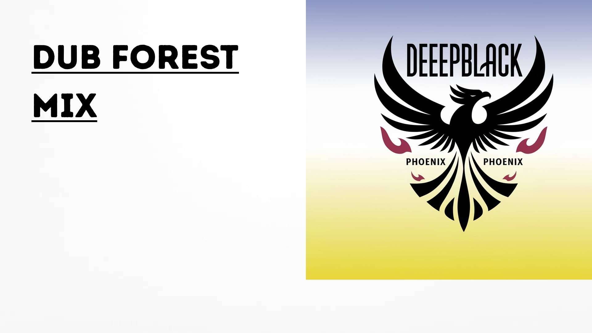 DEEPBLACKPHOENIX - DUB FOREST MIX | #techno #technomusic #dj #dubtechno