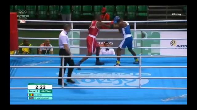 BOXE: TSHAMA MWENEKABE DAVID (RDC) CONTRE DIABY MOHAMED (MALI) смотреть онлайн