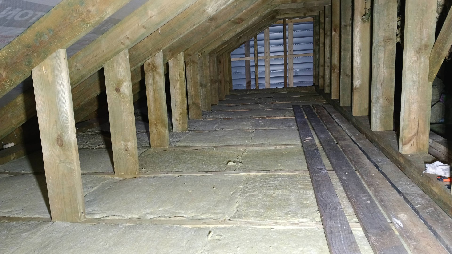 Делаю потолок и утепляю его. смотреть онлайн