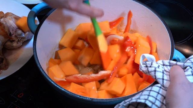 MOROCCAN Chicken Pumpkin Stew | Chicken and Squash Dinner | Dinner recipe #120 смотреть онлайн