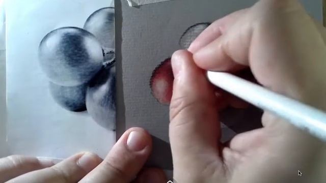 Grapes Color Pencil Demo смотреть онлайн