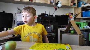 У тебя было два яблока