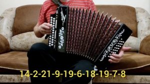 Подмосковные вечера. Разбор на гармони.