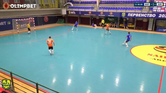 ЗИМНЕЕ ПЕРВЕНСТВО AFL 2024-2 I лига. Сайран Капитал 6:3 МФК JUSAN Mobile смотреть онлайн