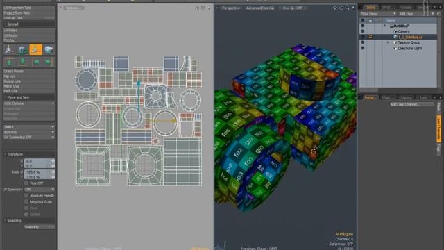 Введение в MODO. Часть 29 : UV - Итоги.