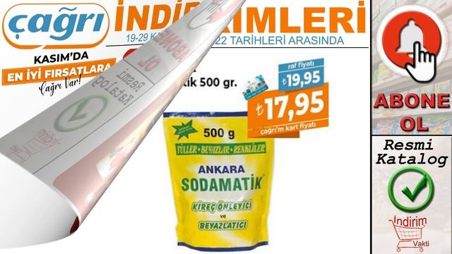 ÇAĞRI MARKET BU HAFTA İNDİRİM KATALOĞU GIDA & TEMİZLİK ÜRÜNLERİ SONGÜN 29 KASIM ÇAĞRI MARKET İNDİRİ смотреть онлайн