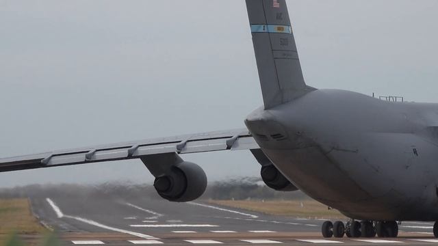 B-52 - U-2 - C-5 - RAF Fairford - 10/02/22 смотреть онлайн