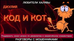ДЖУЛИЯ. КОД И КОТ | ТЕЛЕФОННЫЕ МОШЕННИКИ