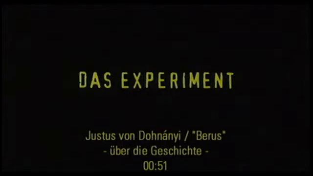 Justus von Donhnányi (Actor) - El experimento (2001) смотреть онлайн