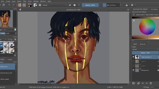 LIVESTREAM | Drawing Portraits on Krita! | HUION KAMVAS PRO 20 смотреть онлайн