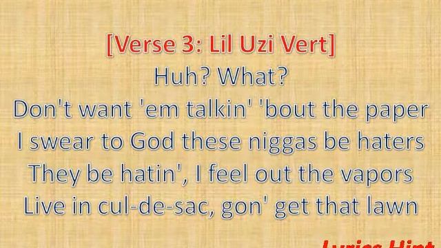 A$AP Rocky RAF Feat Frank Ocean, Lil Uzi Vert & Quavo Lyrics смотреть онлайн