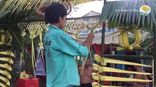 Hướng dẫn trang trí cổng cưới lá dừa Miền Tây phần 6 end - Thủ công mỹ nghệ - Ký ức Miền Tây Nam Bộ смотреть онлайн