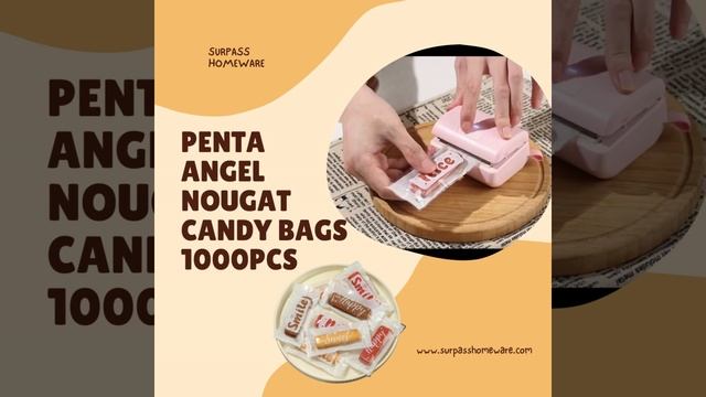 Penta Angel Nougat Candy Packaging 1000Pcs #packagingbag #nougatcandybag смотреть онлайн
