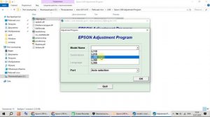 Epson L300 Adjustment Program