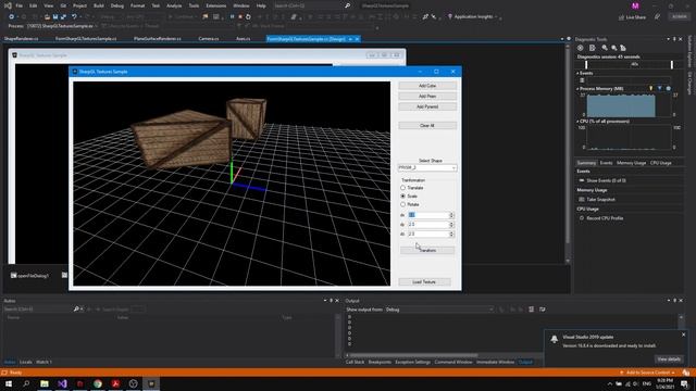 3D Object Render with transform using OpenGL and Windows Form смотреть онлайн