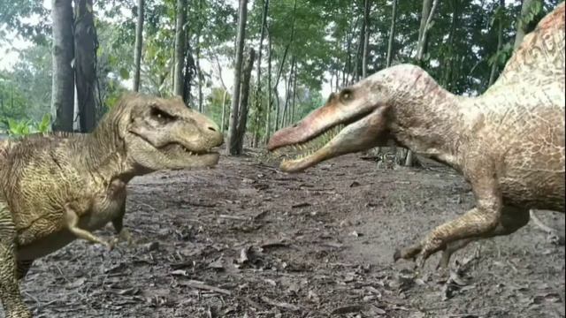 I never get bored watching it over and over again. (summary of dinosaur battle scenes) смотреть онлайн