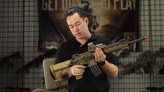 Airsoft GI - Umarex H&K M27 IAR by VFC Limited Edition Tan Version смотреть онлайн