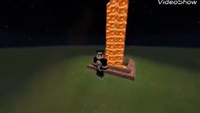 Minecraft. Фантан из лавы. Большой и маленький. смотреть онлайн