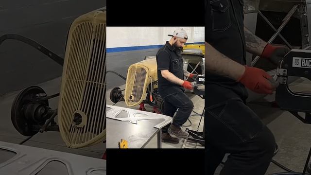 Borda Da Folha Interna Da Porta Do Citroën 11 Cabriolet #restauração #funilaria