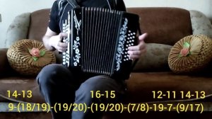 Ой то не вечер. Разбор на гармони.