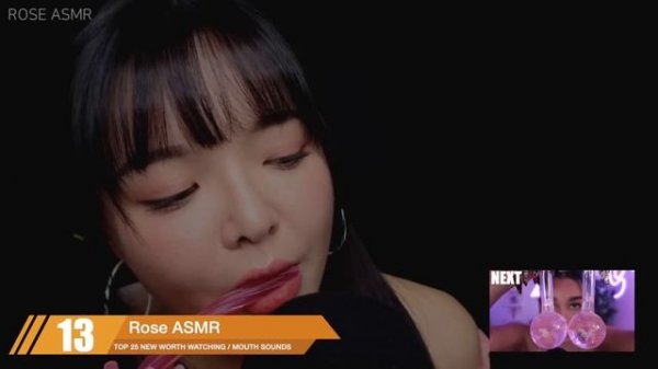 ASMR / MOUTH SOUNDS (Inaudible, Rare, Kissing) / TOP 25 / ASMR Charts