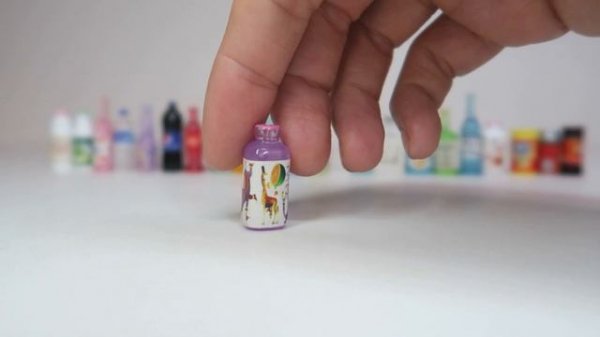 Миниатюрные напитки и бутылочки для кукол | Аксессуары для кукол | Еда для кукольного домика