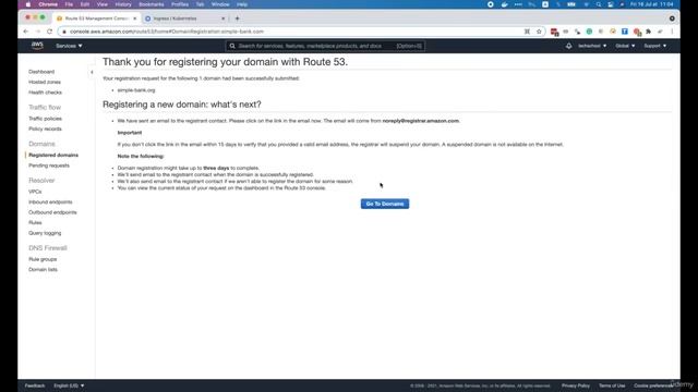 011 Register a domain & set up A-record using Route53 смотреть онлайн