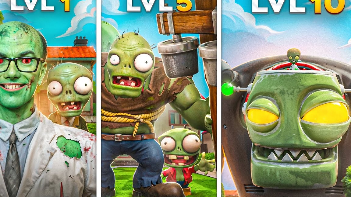 100 ИГРОКОВ  ПРОТИВ 10 СТАДИЙ ЗОМБИ PLANTS VS ZOMBIES в Garry's Mod