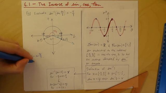 Math 125 Section 6.1 - Inverses of sin, cos, tan смотреть онлайн