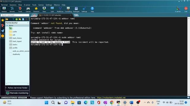 Creating Ubuntu user | deleting user | sudo permissions to the user |mymt15 смотреть онлайн
