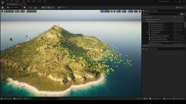 UCreate - Create a Tropical Island Level in Unreal Engine 5 with Gaea (Full Tutorial) смотреть онлайн