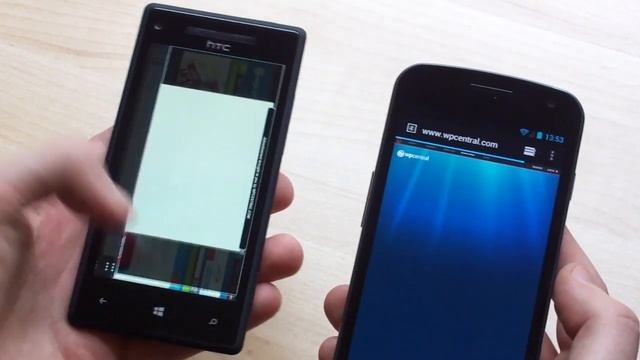 NFC sharing between Android and Windows Phone 8 смотреть онлайн