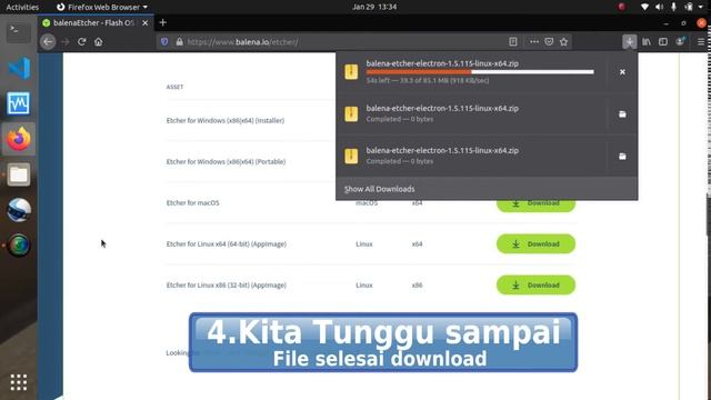 Cara Download Balena Etcher - Bootable Drive Di OS Linux смотреть онлайн