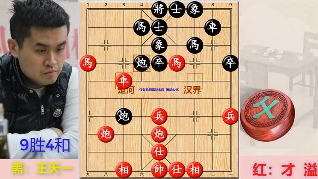 才溢向王天一发出了10盘棋挑战书，才溢10盘棋都要先行，和棋红胜