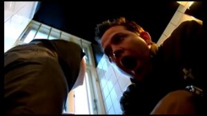 Men pooping in handcuffs