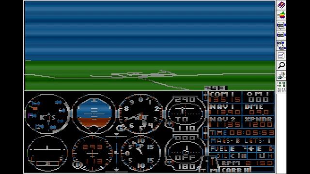 Flight Simulator II - 1983 - Apple II (Merril C To Ohara)