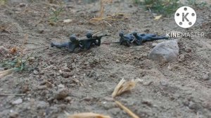 Army Men:The trenches (tan vs green)plastic army men #stopmotion war