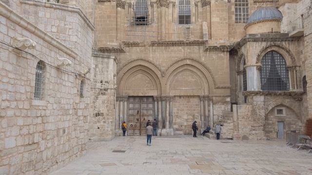 New Gate, Santa House, Arab Market, Holy Sepulchre Church, Street Sound смотреть онлайн