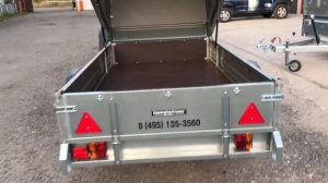 Легковой прицеп ССТ 7132-2к с подъемным тентом