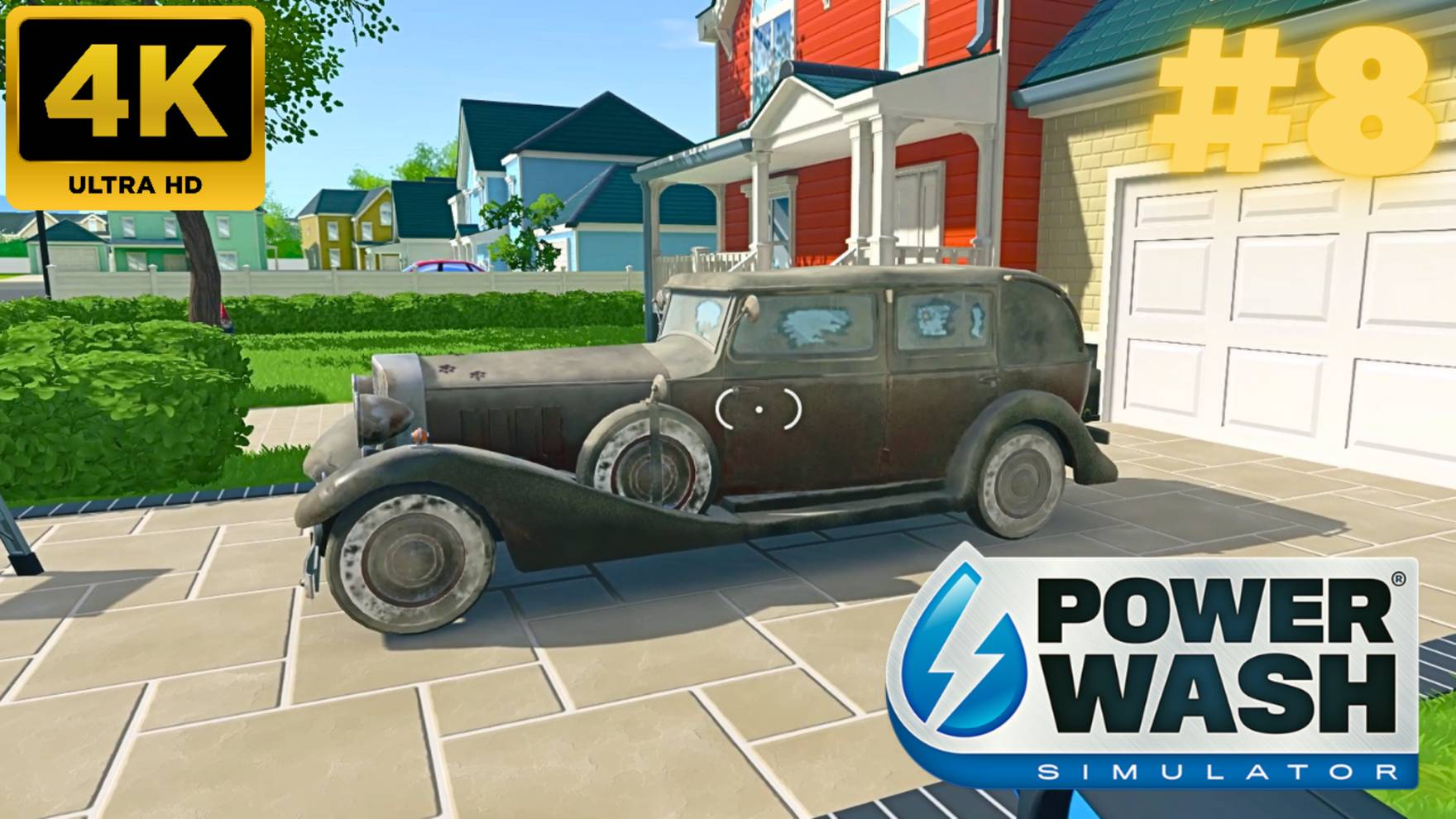 PowerWash Simulator: Отмыть ретро-автомобиль #8 (4K)