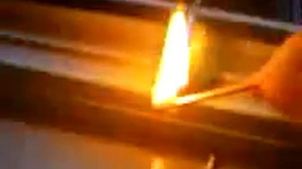 Ракета из спичек