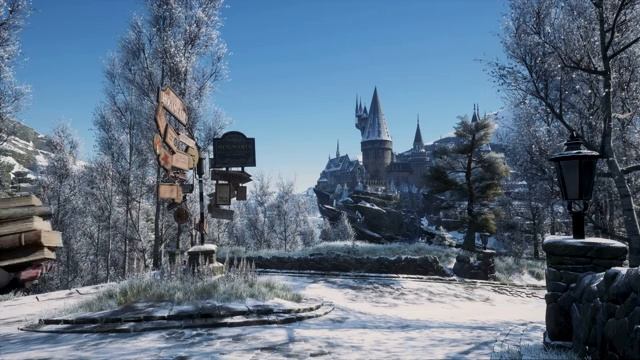 Спокойное январское утро в школе магии и волшебства Хогвартс смотреть онлайн