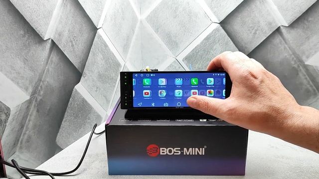 BOS-MINI Bos-A659D Pro. Андроид магнитола 1Дин 4-64 от Бос мини. смотреть онлайн