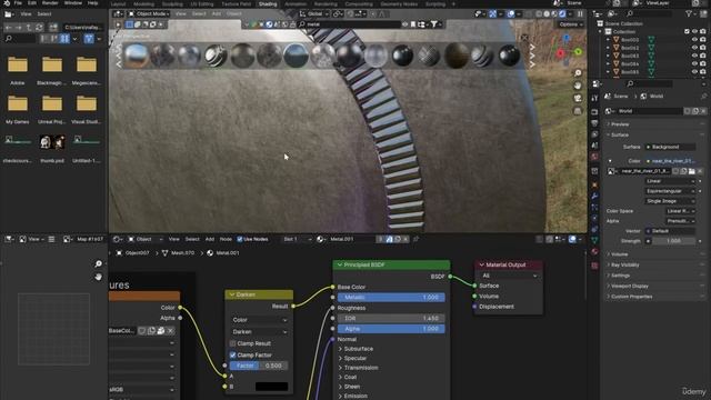 1. Importing The Model And Texturing