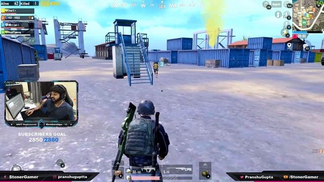 PUBG MOBILE LIVE | STONER GAMER 5 смотреть онлайн