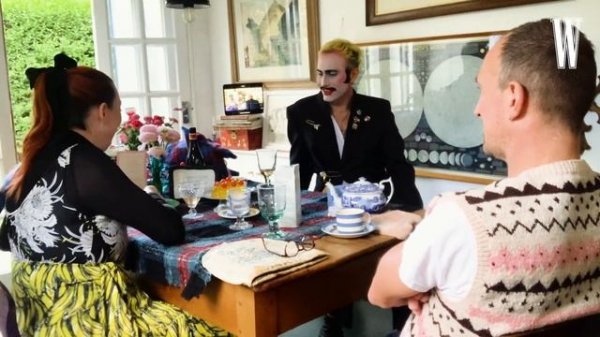 Tea Time with Tim Walker, Charles Jeffrey, and Lucy Bridge | W Magazine