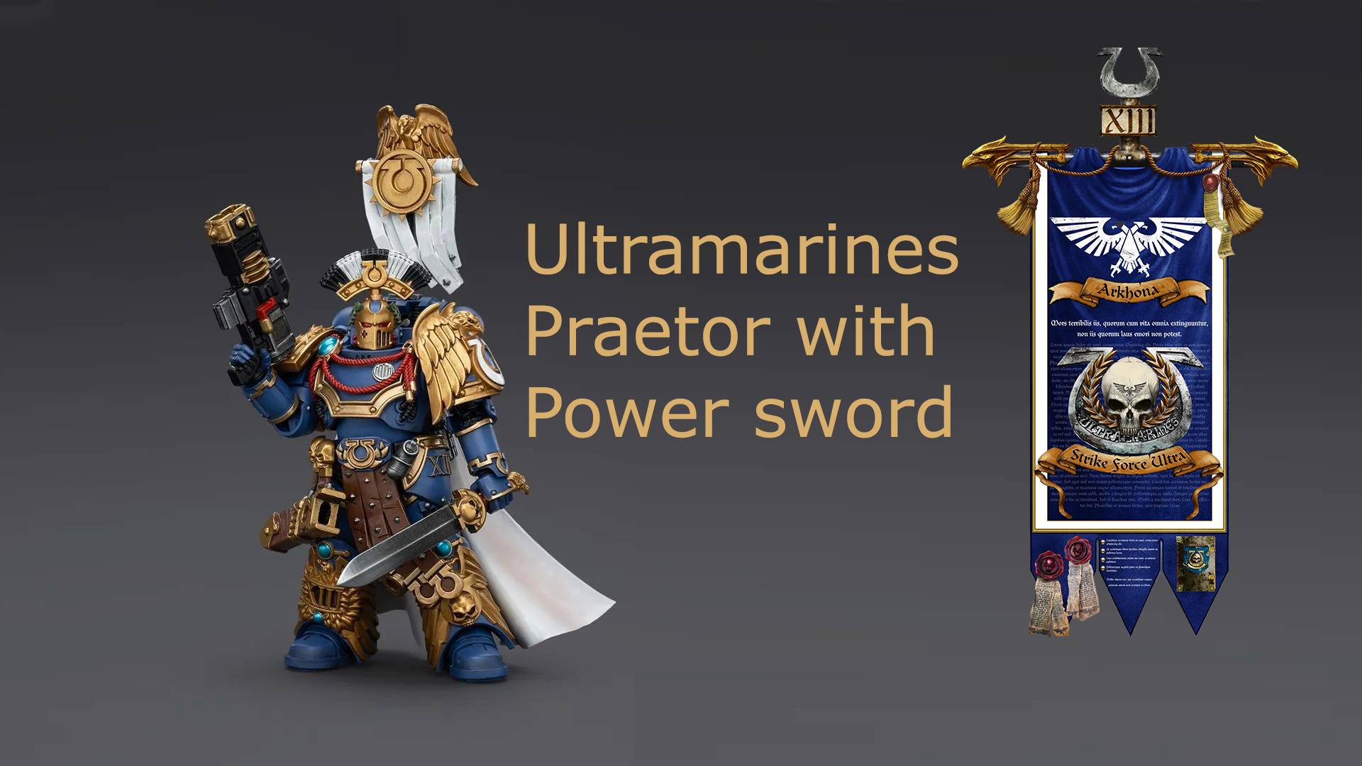 JOYTOY Warhammer 40k Ultramarines Praetor Обзор